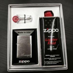 【ZIPPO】 お得なギフトセット 両面彫刻ジッポーライター