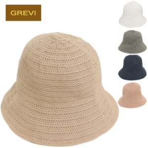 グレヴィ 帽子 レディース  ポリエステル90％/ナイロン10％