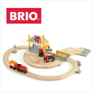 【知育玩具】BRIO(ブリオ)レール&ロードクレーンセット