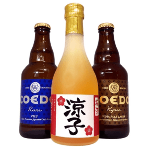 【手書きラベル】★送料無料★COEDOビール2本と、名入れ梅酒のセット