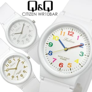 【シチズン】 Q＆Q レディース メンズ ラバー カラフルウォッチ 腕時計 10気圧防水 FALCON qq031 by CAMERON