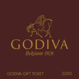 ゴディバ ギフト券（2000円） by GODIVA