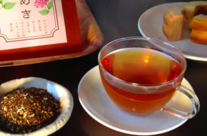 【アンチエイジング茶の集大成】 脳美茶ときめき♪（約1カ月分）送料無料。ルイボスティ（100%有機JAS認定最高級茶）イチョウ・なた豆・桑の葉・ごぼう・サラシア・菊芋を美味くブレンド♪淡い初恋のときめきの味をどうぞ！ by 元気スマイルSHOP