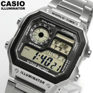 【CASIO カシオ】 デジタルウォッチ 腕時計 メンズ ワールドタイム