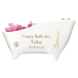 猫足バスタブ陶器付き入浴剤 SAKURA（桜・さくら）