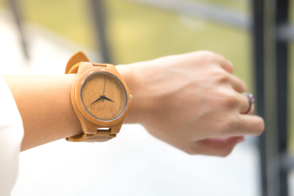 人気木製腕時計レディースMiru腕時計